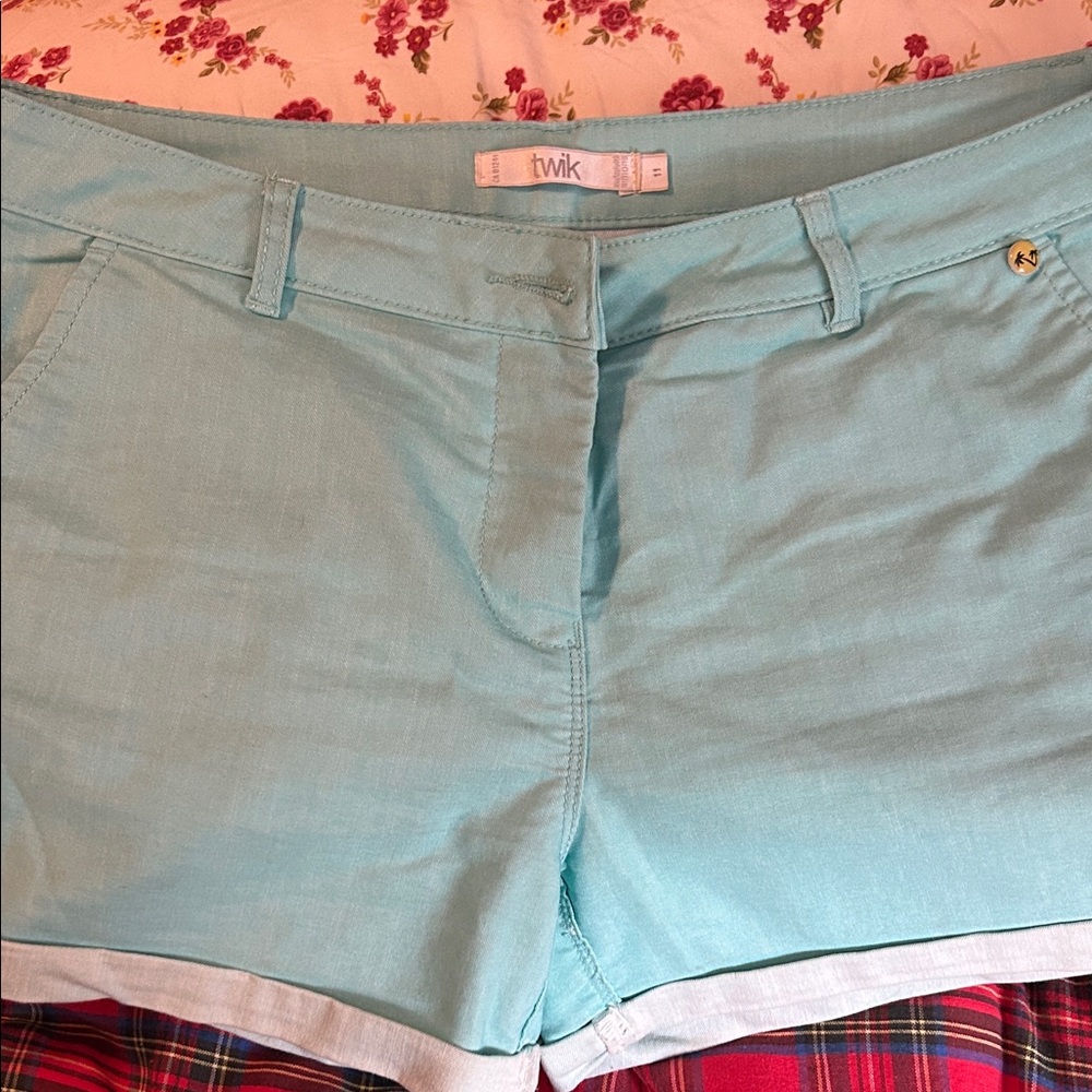 Twik Light Blue Women's Shorts